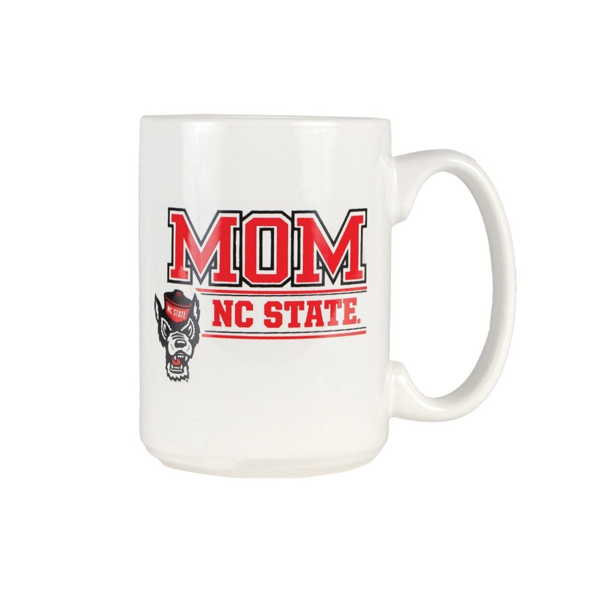 Mug 15oz . White Wolf head Mom